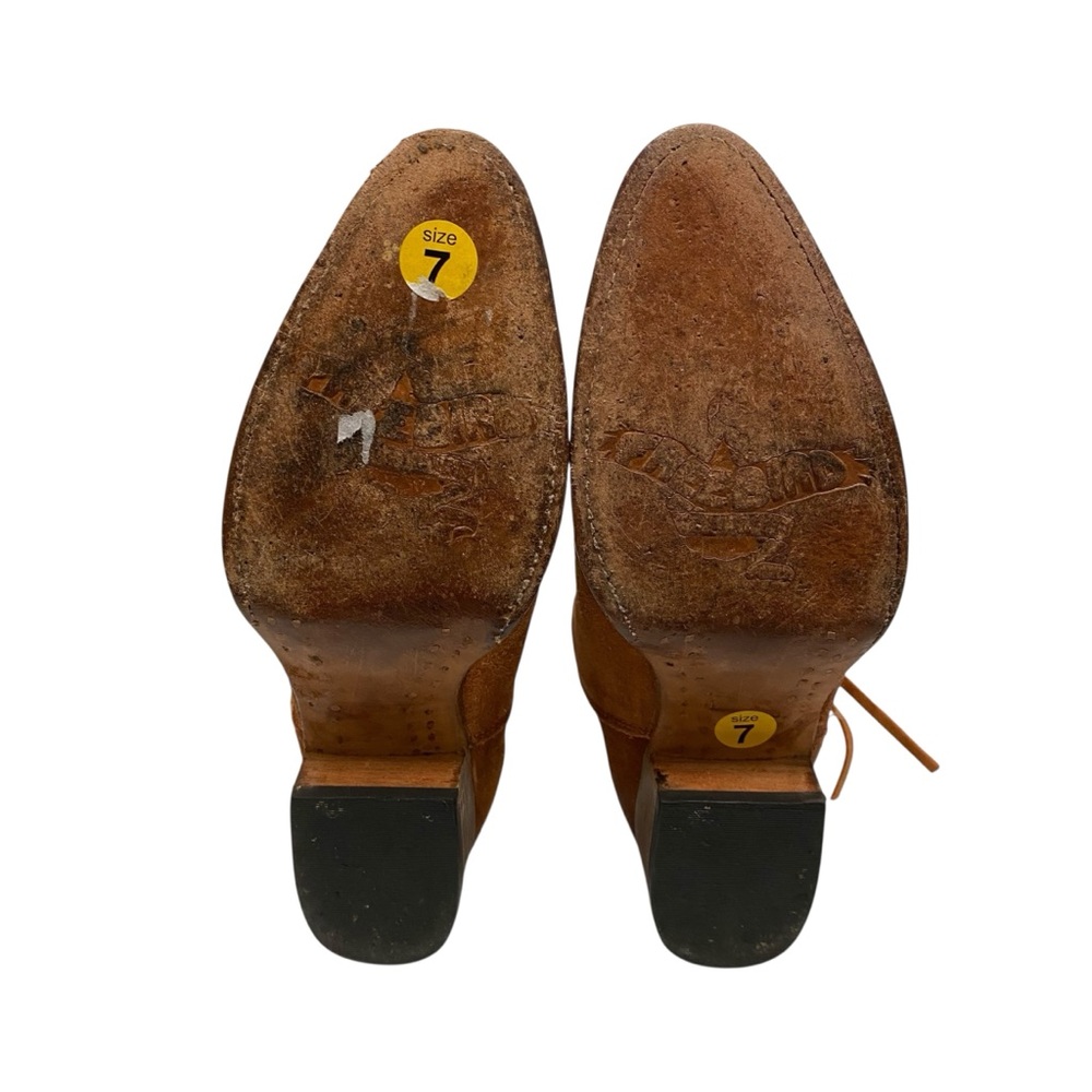 Freebird Solid Rust Leather Ankle Boots - image 5